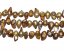 16 inches 8-13mm Coffee Blister Pearls Loose Strand