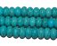 16 inches 8mm Green Rondelle Natural Turquoise Beads Loose Strand