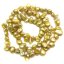 16 inches 8-9mm Champagne Side Drilled Keshi Pearls Loose Strand