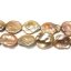 16 inches 20-40mm Natural Pink Large Flat Coin Pearls Loose Strand
