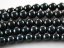 16 inches AAA 6.0-6.5mm Round Black Akoya Pearls Loose Strand