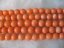 16 inches 9-10mm Orange Round Natural Coral Beads Loose Strand