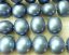16 inches 16*20mm Center Drill Ege Blue Shell Pearls Loose Strand