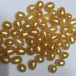 Wholesale AA+ Yellow High Luster Natural Rice Loose Oyster Pearls,Sold by Piece