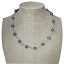 17 inches 8-9mm Black Natural Baroque Pearl Chocker Necklace