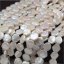 16 inches 12-13mm Flat Hexagon Coin Pearls Loose Strand