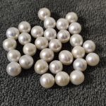 7-8mm AA+ Natural White Round Fresh Water Loose Pearls,Sold by Piece