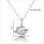 Wholesale Rhodium Plated Moth Style Wish Pearl Cage Pendent Necklace