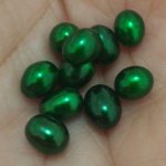 Wholesale AA+ Emerald Rice Loose Oyster Pearls,Sold by Piece
