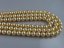 16 inches AAA 5.0-5.5mm Round Golden Akoya Pearls Loose Strand