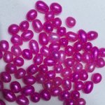 Wholesale AA+ Hot Pink High Luster Natural Rice Loose Oyster Pearls,Sold by Piece