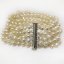 5 rows 7.5 inches A 5-6mm White Freshwater Pearl Bracelet