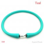 Wholesale Teal Rubber Silicone Band for DIY Bracelet