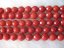 16 inches 5-6mm Facet Red Round Natural Coral Beads Loose Strand