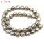 16 inches 9-10mm Silver Natural Rice Pearls Loose Strand
