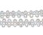 16 inches 6-7mm/7-8mm/8-9mm Three Row Side Drilled Button Pearls Loose Strand