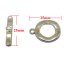 Wholesale 25mm Rhodium Plated 925 Silver Necklace Toggle Clasp