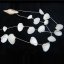 32 inches Natural White Mother of Pearl Shell Garland