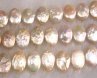 16 inches 12-13mm Natural Pink Coin Pearls Loose Strand