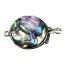 Wholesale Single Row 20mm Round Abalone Necklace Clasp