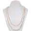 48 inches 8-9mm White Baroque Freshwater Pearl Necklace