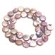 16 inches 11-12mm Light Purple Coin Pearls Loose Strand
