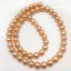 16 inches 7-8mm AA+ High Luster Natural Pink Round Pearls Loose Strand