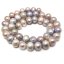 16 inches 10-11mm A+ Natural Lavender Round Freshwater Pearls Loose Strand