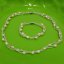 17 inches Natural White Freshwater Pearl Jewelry Set