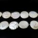 16 inches 22mm White Large Coin Pearls Loose Strand