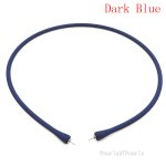 Wholesale Dark Blue Rubber Silicone Band for DIY Necklace