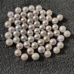 LFW0174 AA+ 6-7mm Natural White Round Fresh Water Loose Pearl,So