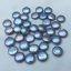 Wholesale AAA 13-15mm No Hole High Luster Silver Gray Natural Coin Pearls,Sold by Piece