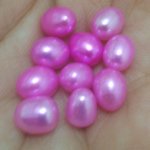 Wholesale AA+ Pink Rice Loose Oyster Pearls,Sold by Piece