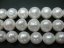 16 inches A 12-14mm White Round Freshwater Pearls Loose Strand