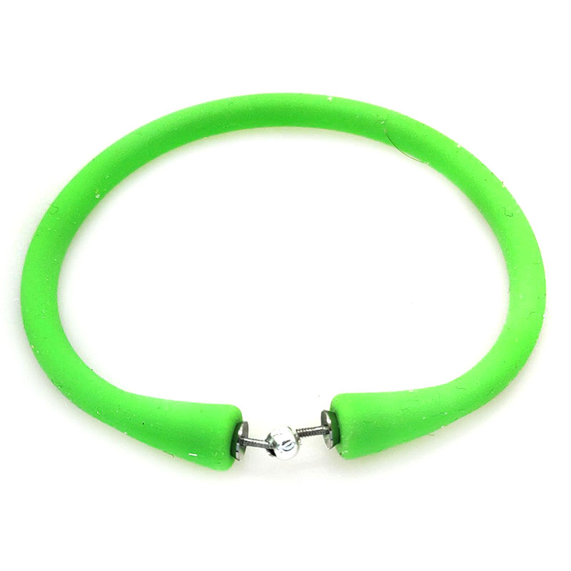 Wholesale Green Rubber Silicone Band for DIY Bracelet