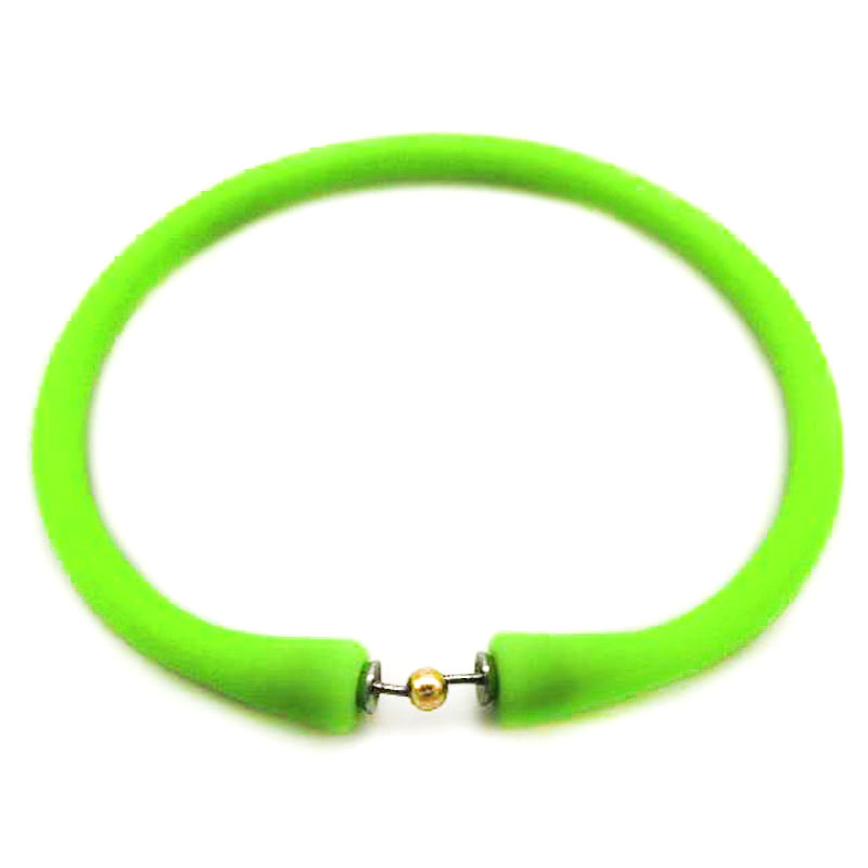 Wholesale Light Green Rubber Silicone Band for DIY Bracelet