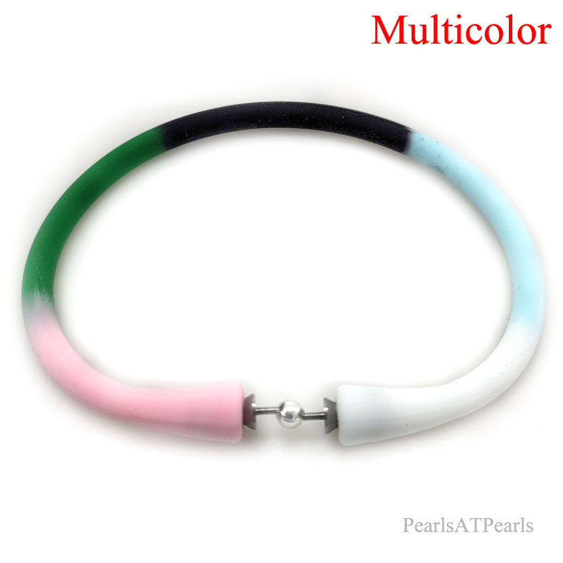 Wholesale Multicolor Rubber Silicone Band for DIY Bracelet