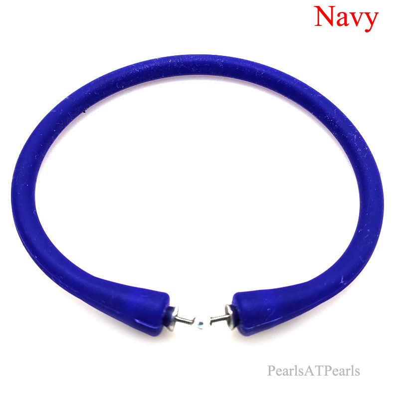 Wholesale Cobalt Blue Rubber Silicone Band for DIY Bracelet