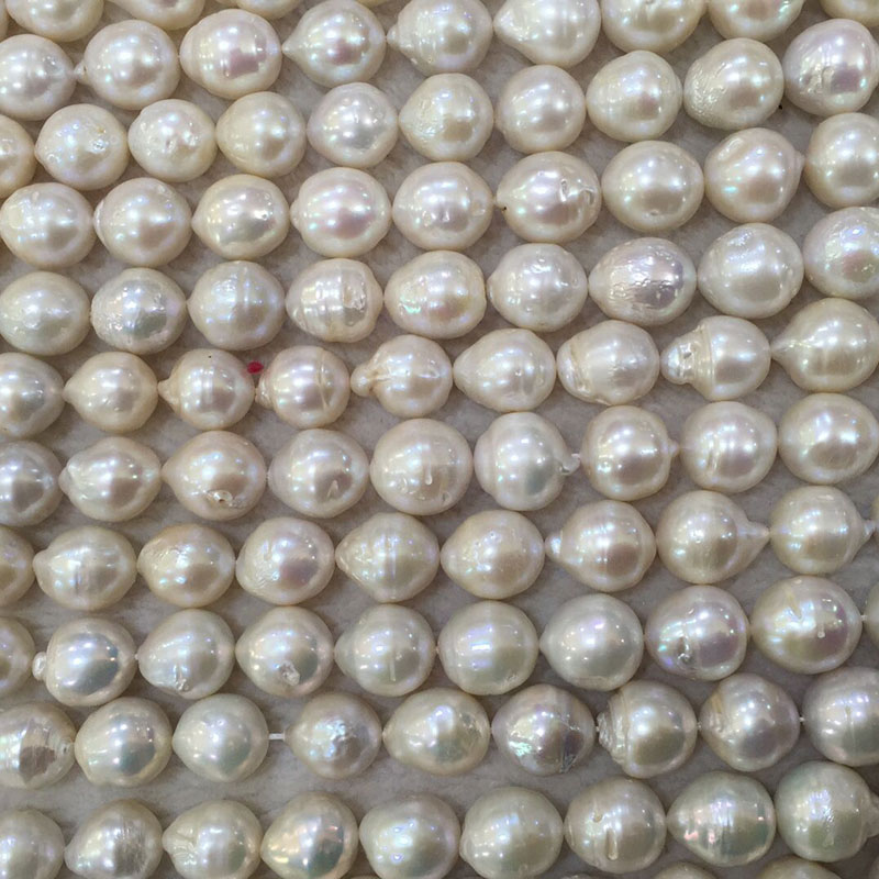 16 inches 11-14mm Natural Large Baroque Pearls Loose Strand