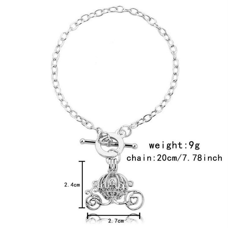 8 inches Rhodium Plated festooned Vehicle Style Chain Bracelet