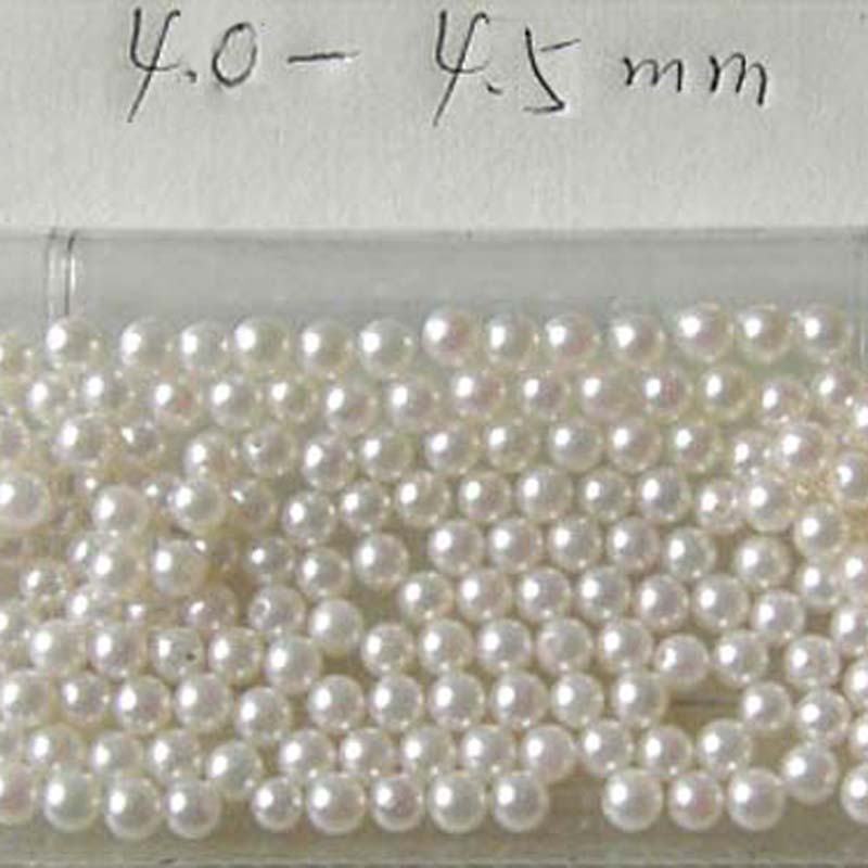 4.0-4.5 mm AAA White Loose Akoya Pearls,Sold by Pair