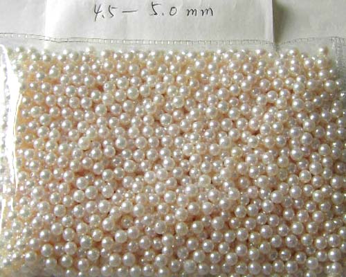 4.5-5.0 mm AAA White Loose Akoya Pearls,Sold by Pair