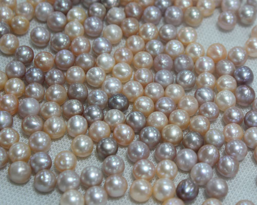 Wholesale AA 5-6mm Round Freshwater Loose Pearls,Sold by Piece