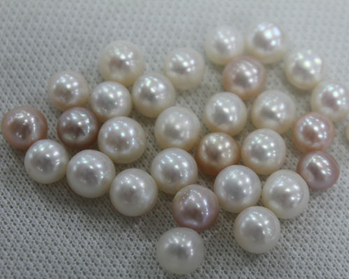 Wholesale 7-8mm AA Round Freshwater Loose Pearls,Sold by Piece