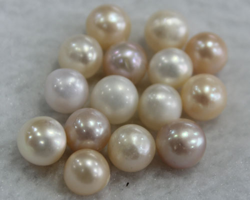 Wholesale AA 10-11mm Round  Loose Freshwater Pearls,Sold by Piece