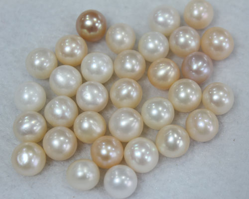 Wholesale AA 8-9mm Round Loose Freshwater Pearls,Sold by Piece