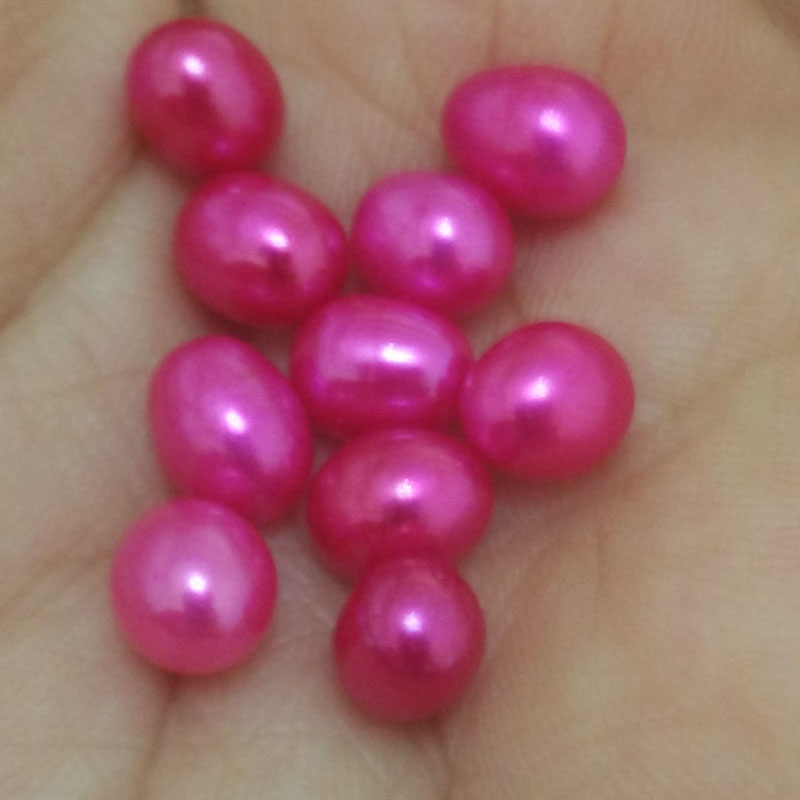 Wholesale AA+ Cranberry Rice Loose Oyster Pearls,Sold by Piece