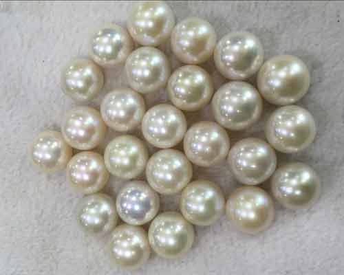 16-17mm AAA White Round Loose Freshwater Pearls,Sold By Piece