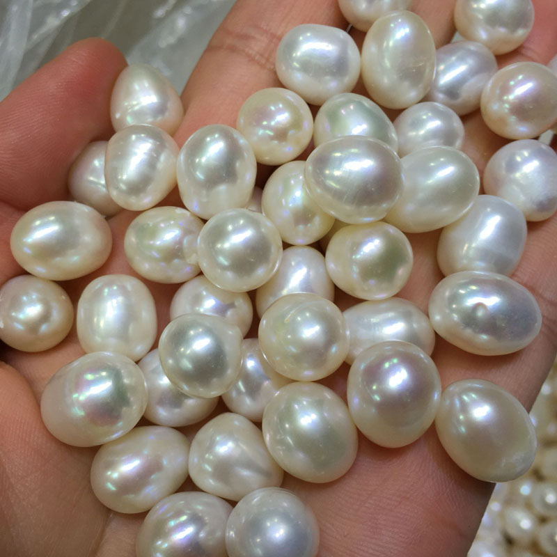 11-12mm AAA Natural Raindrop Freshwater Loose Pearls,Sold by Piece